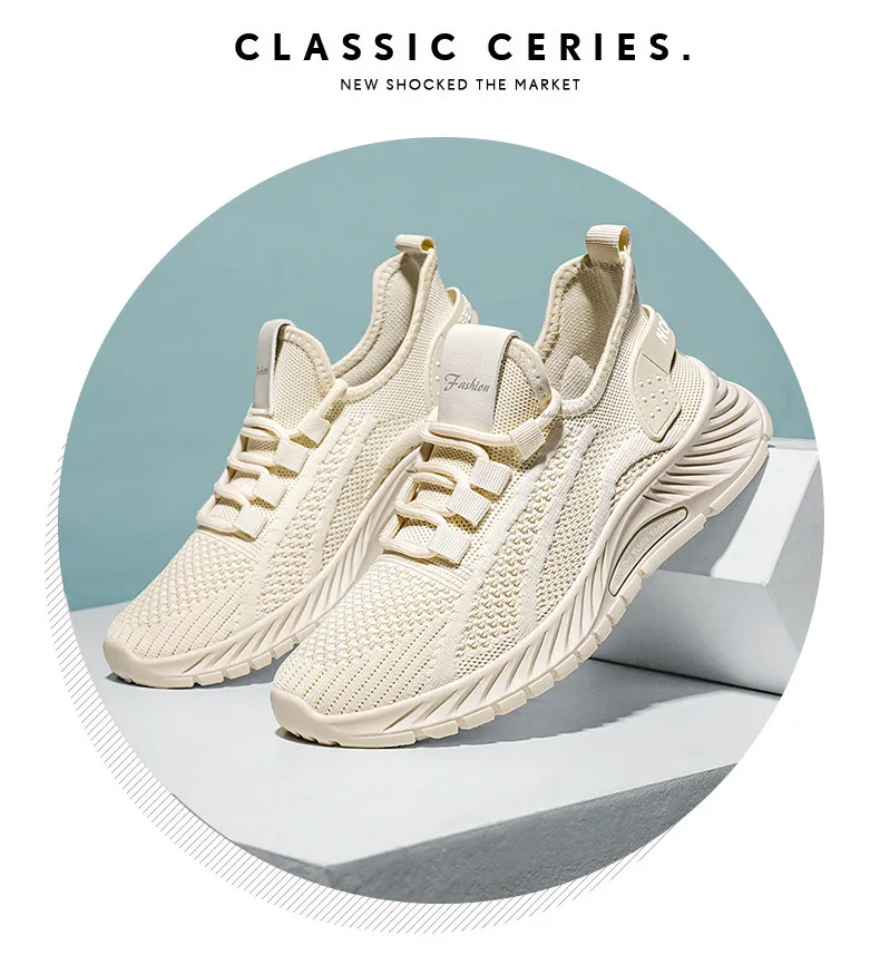 Womens Casual Running Shoes Trendy Lightweight Sports Trainers_voghion.com