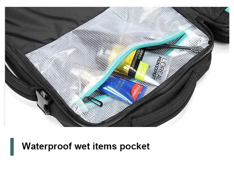 Airback Travel Men 16 inch Laptop Backpacks Vacuum Compression Expandable Business Back Pack School Backpack 240730_voghion.com