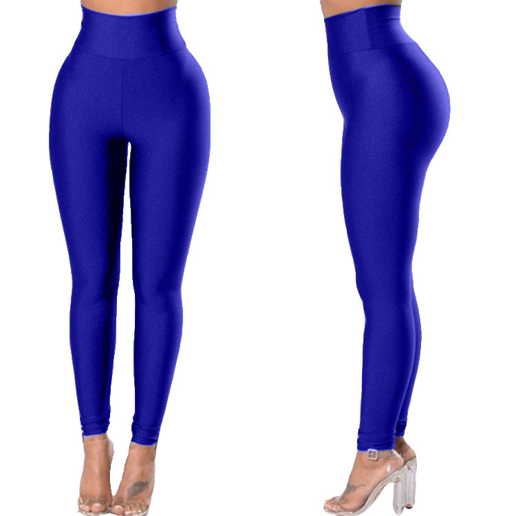 Héich Taille Hip Erhéijung Héich Elastizitéit Fräizäit Sport Yoga Lafen_voghion.com