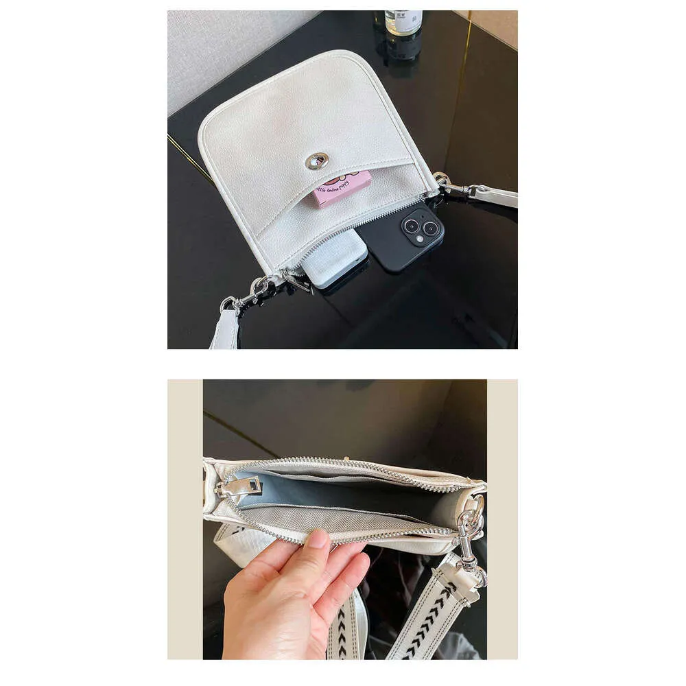 Portafoglio alla moda da donna in PU, tracolla regolabile, tasche multiple, tracolla a forma di secchiello del marchio Hobo_voghion.com