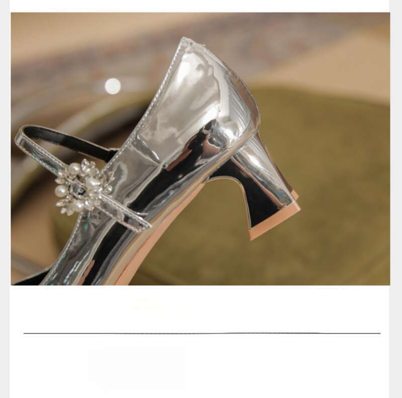 NUOVE SCARPE DA SERA MARY JANE SCARPE DA SERA IN PIZZO - Foto 8