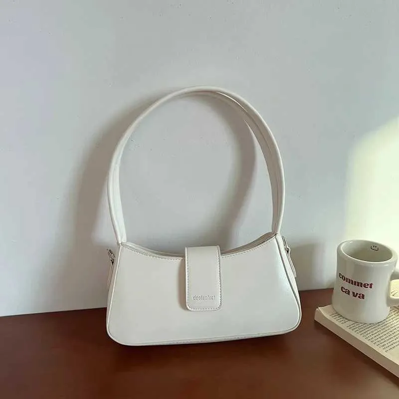 Fashion Shoulder Axillary Solid Color Niche Black Small Square Bag Leisure Versatile Lady Commuter Bags Crossbody_voghion.com