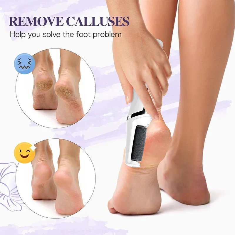 Râpe pieds électrique rechargeable pour peaux mortes et callosités_voghion.com