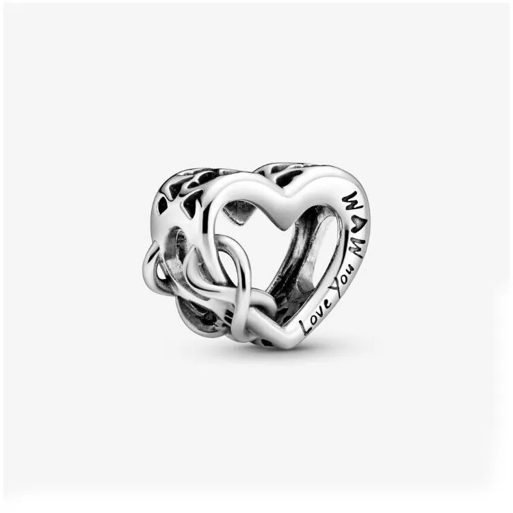 Brățări DIY din argint sterlin S, coliere, pandantiv, farmece, inimă, stea, dragoste, designer de bijuterii, accesorii_voghion.com