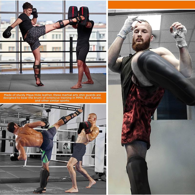 La protezione per la tibia Bo è adatta per il Taekwondo, Muay Thai, la protezione per le gambe miste e gli allenamenti di arti marziali_voghion.com