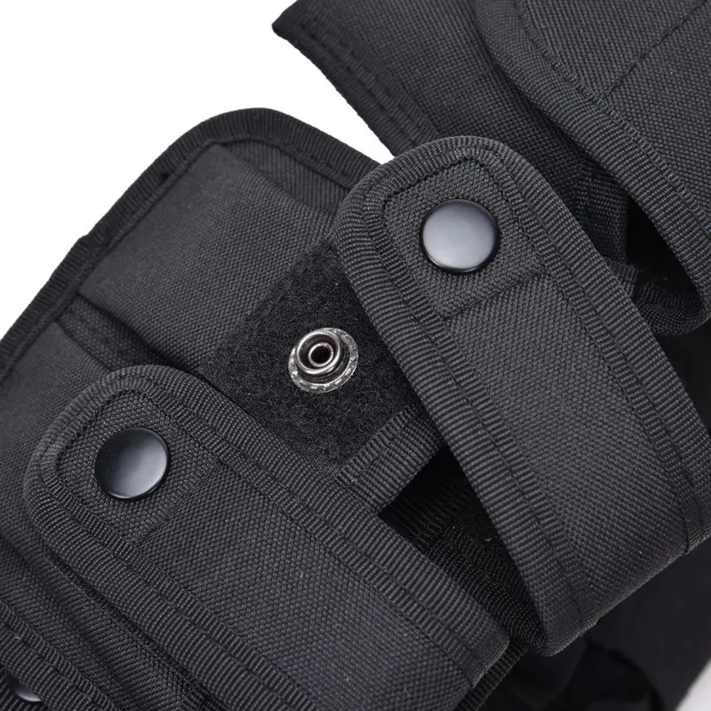 10-in-1-taktische Sicherheitsgürtel, multifunktionaler Pistolenhalfter, Taschenlampenbeutel-Set, Utility-Kit, Dienstgürtel 250715_voghion.com