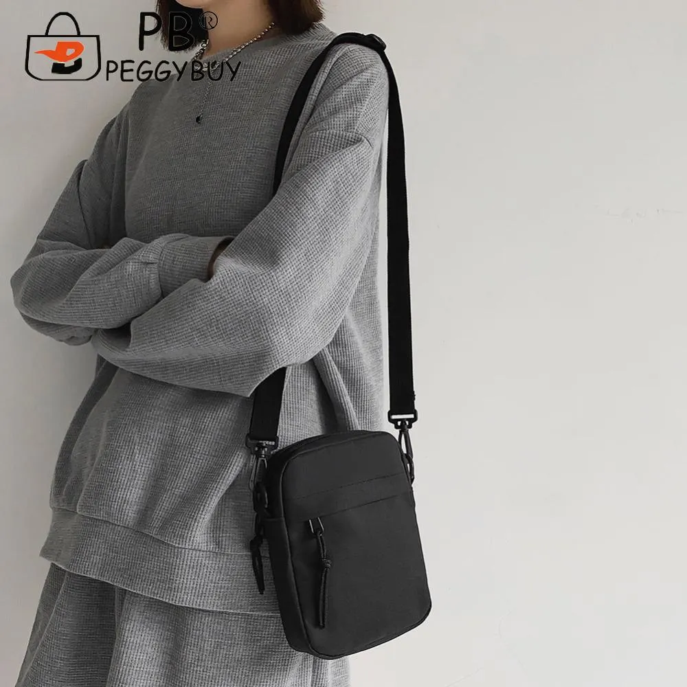Ladies Fashion Square Sling Handbags Portable Elegant Solid Color Adjustable Strap Simple For Weekend Vacation_voghion.com