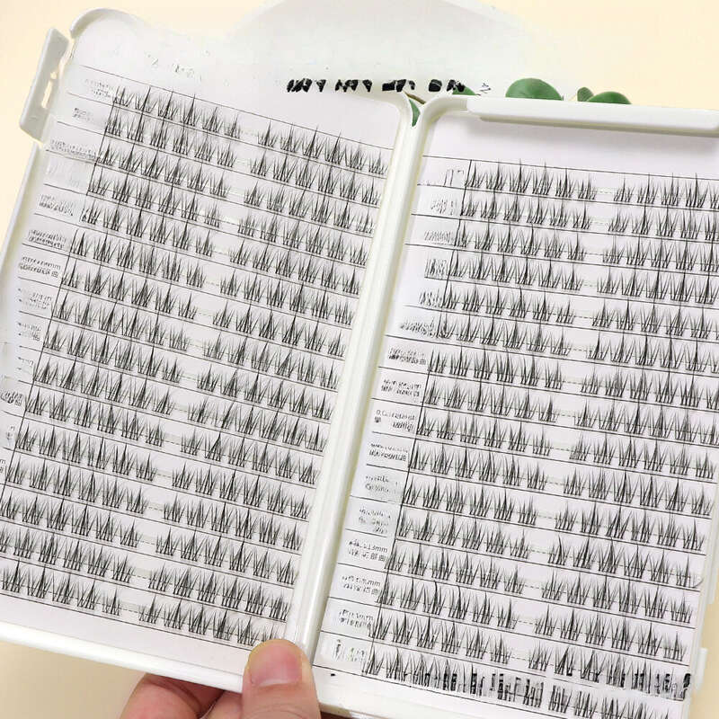 Lazy Book False Female Natural Simulation Trilogy Single Cluster Fine Stem Autoadesivo Innesto Ciglia_voghion.com