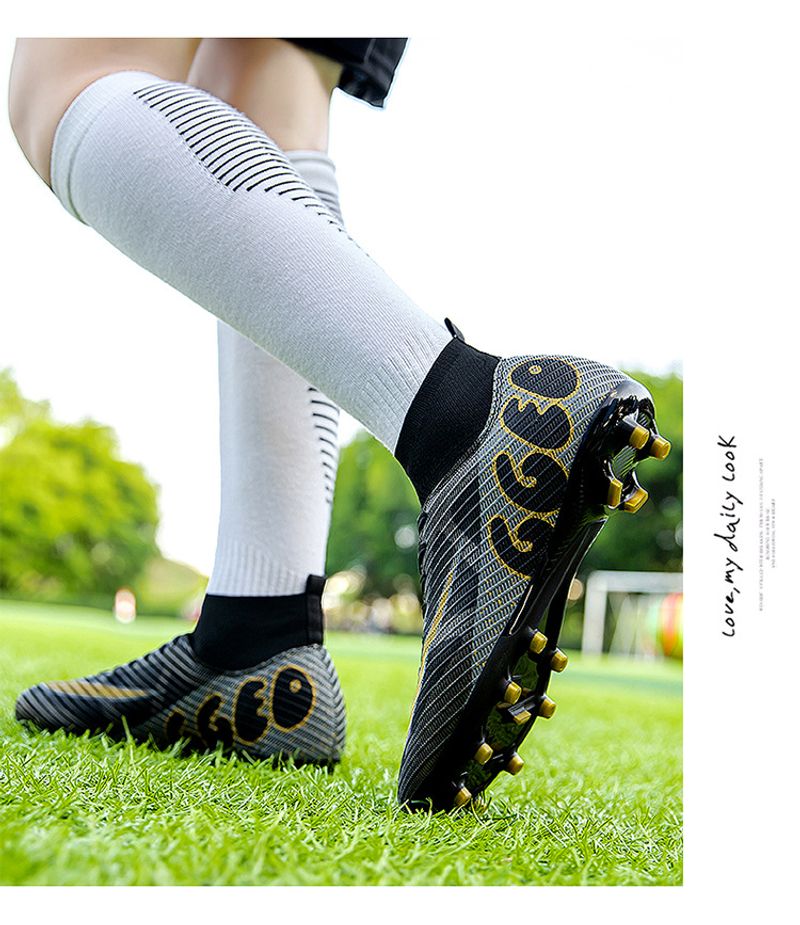 Neuer High-Top-Fußball für Männer, Erwachsene, Studenten, Jugendliche, Wettkampftraining im Freien, rutschfest und_voghion.com