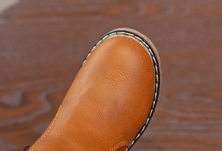 Bērnu modes bērni rudens ziemas mīkstas ādas mazuļu jāšanas zēnu potīšu zābaki meitenēm Cutefeet ikdienas apavi 21. izmērs -_voghion.com