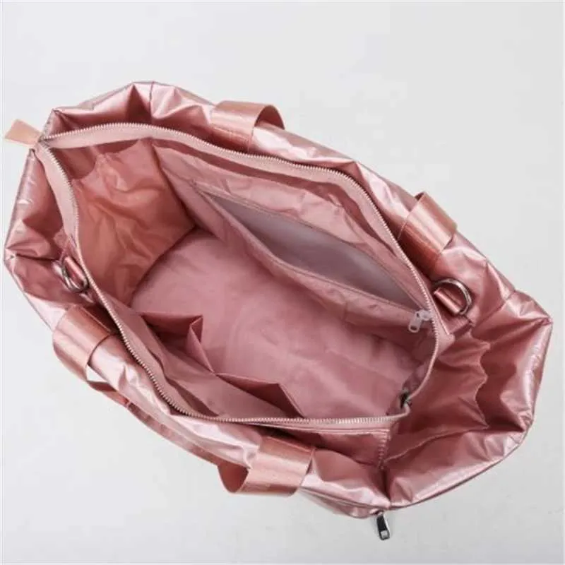Borsa a tracolla invernale con capacità nuova per le donne Borse in nylon impermeabile Spazio Pad Cotone Piuma Piumino Grande Tote Donna_voghion.com