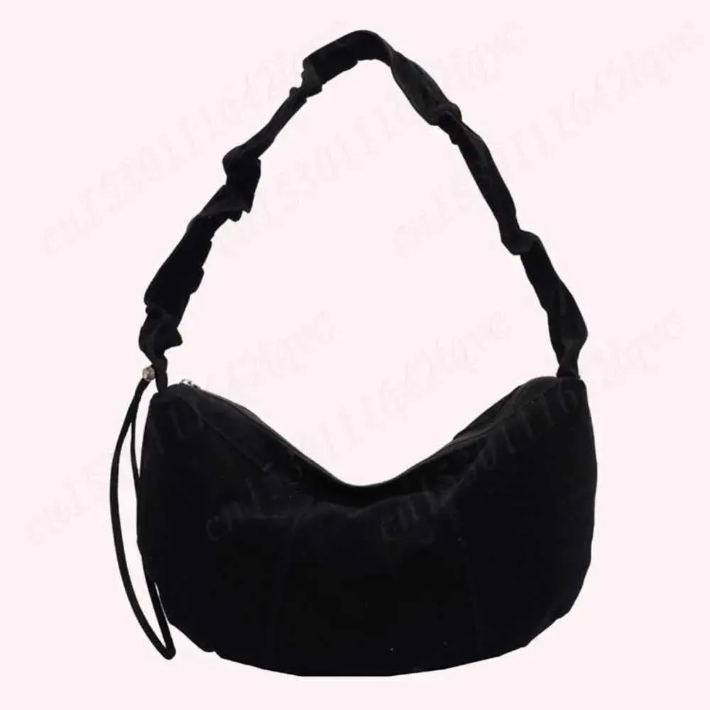 Borsa a mano piccola Hobo Tote multitasche in pelle scamosciata da donna con tracolla regolabile, borsa a mezzaluna, mini pochette a tracolla_voghion.com