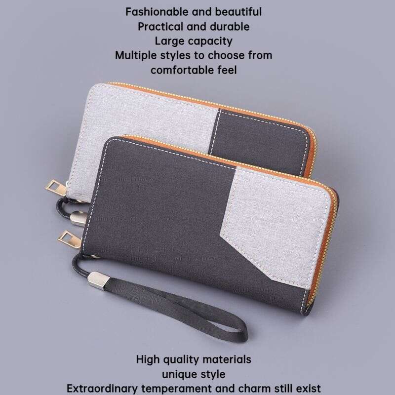 Cartera para mujer, cartera para hombre, bolso de mano, tarjetero, bolso de mujer, bolso deportivo, bolso de hombre, multifuncional, de gran capacidad, elegante y bonito._voghion.com