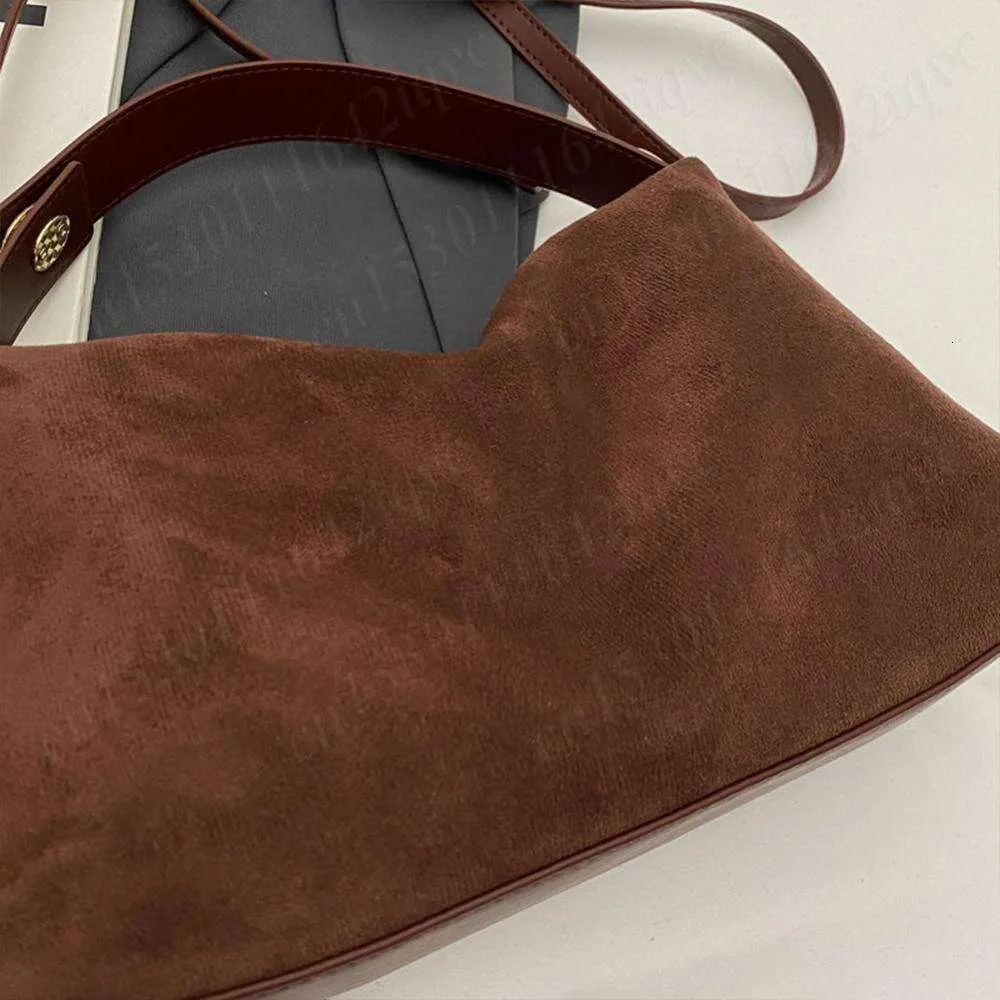 Borsa a tracolla in pelle scamosciata da donna, tracolla regolabile, hobo con tasca interna, pochette, borsa a mano con cerniera_voghion.com
