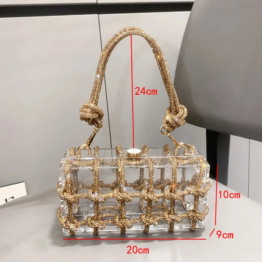 Strass-Abendtaschen aus Silberkristall, handgefertigt für Damen, Geldbörsen und Handtaschen, Designer-Banketttasche_voghion.com