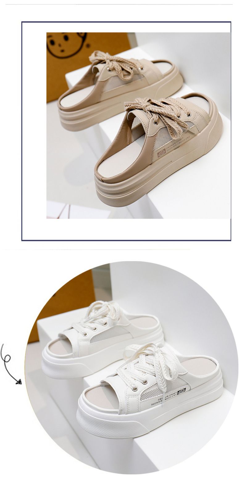 Kleine weiße Damen 2024 Neue Sommerstudentin Koreanische Ausgabe Vielseitig Lässig Instagram Trendy Dicke Sohle Fashion Board_voghion.com