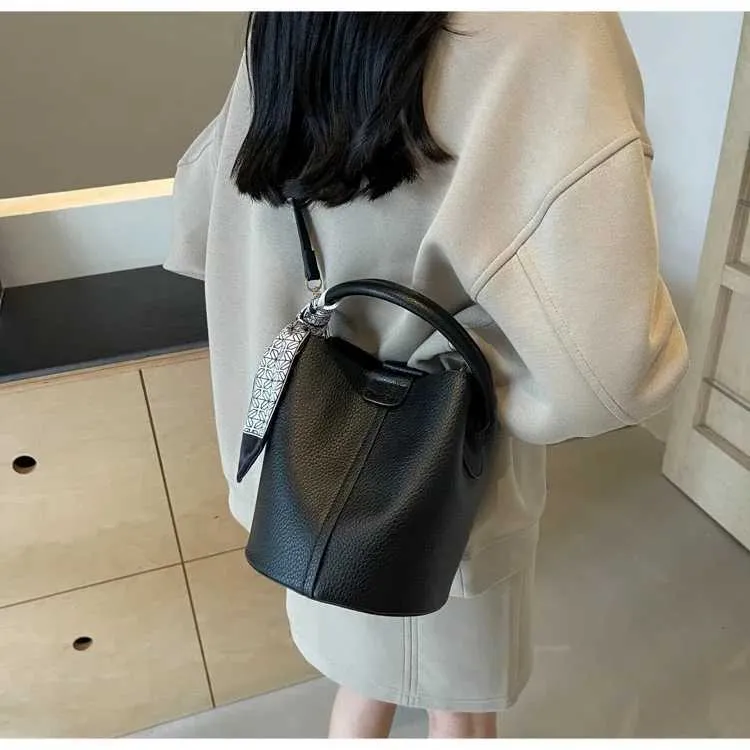 Borsa a secchiello retro donna borsetta a spalla e tracolla chic_voghion.com