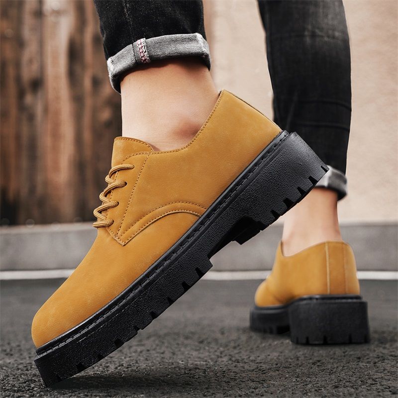 Men's 2024 new casual leather Korean version of the trend all sports fashion men's small white shoes_voghion.com