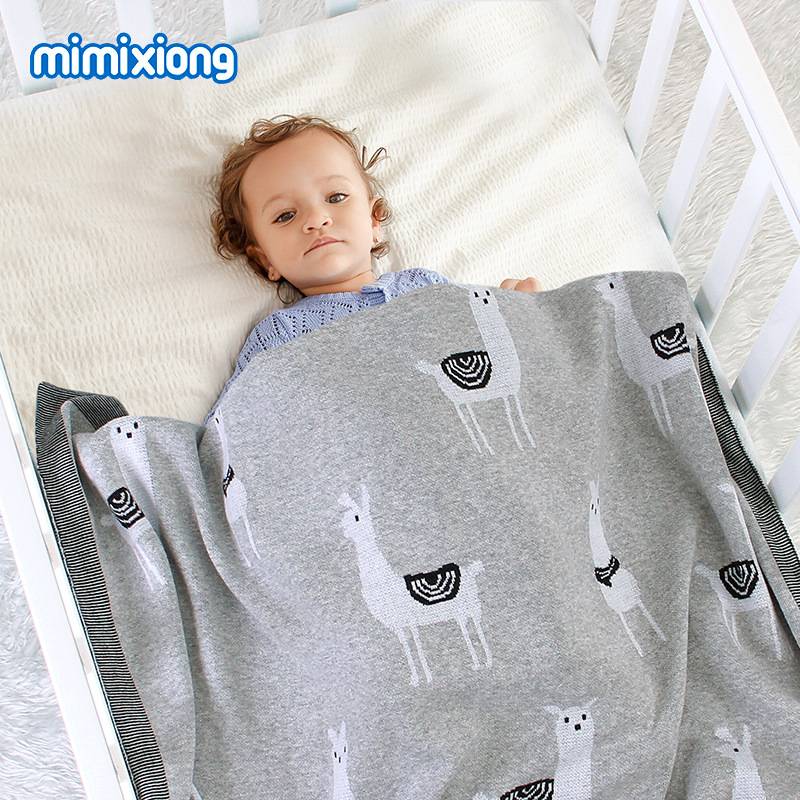Mother & Kids ins hot selling baby knitted alpaca blanket baby stroller cover_voghion.com