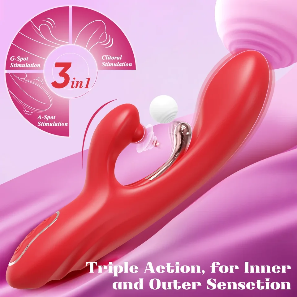 Rabbit Vibrator 3 In 1 G-punkt Und Klitoris Stimulator Für Damen_voghion.com