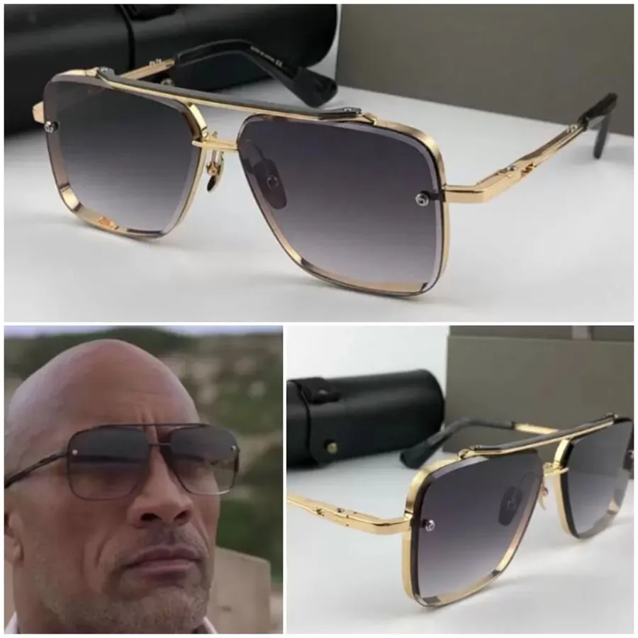 mens frame head Womens men High Grade Square Trimmed Metal Sunglasses h Six Big Oversized Oval Goggle Driving Beach_voghion.com