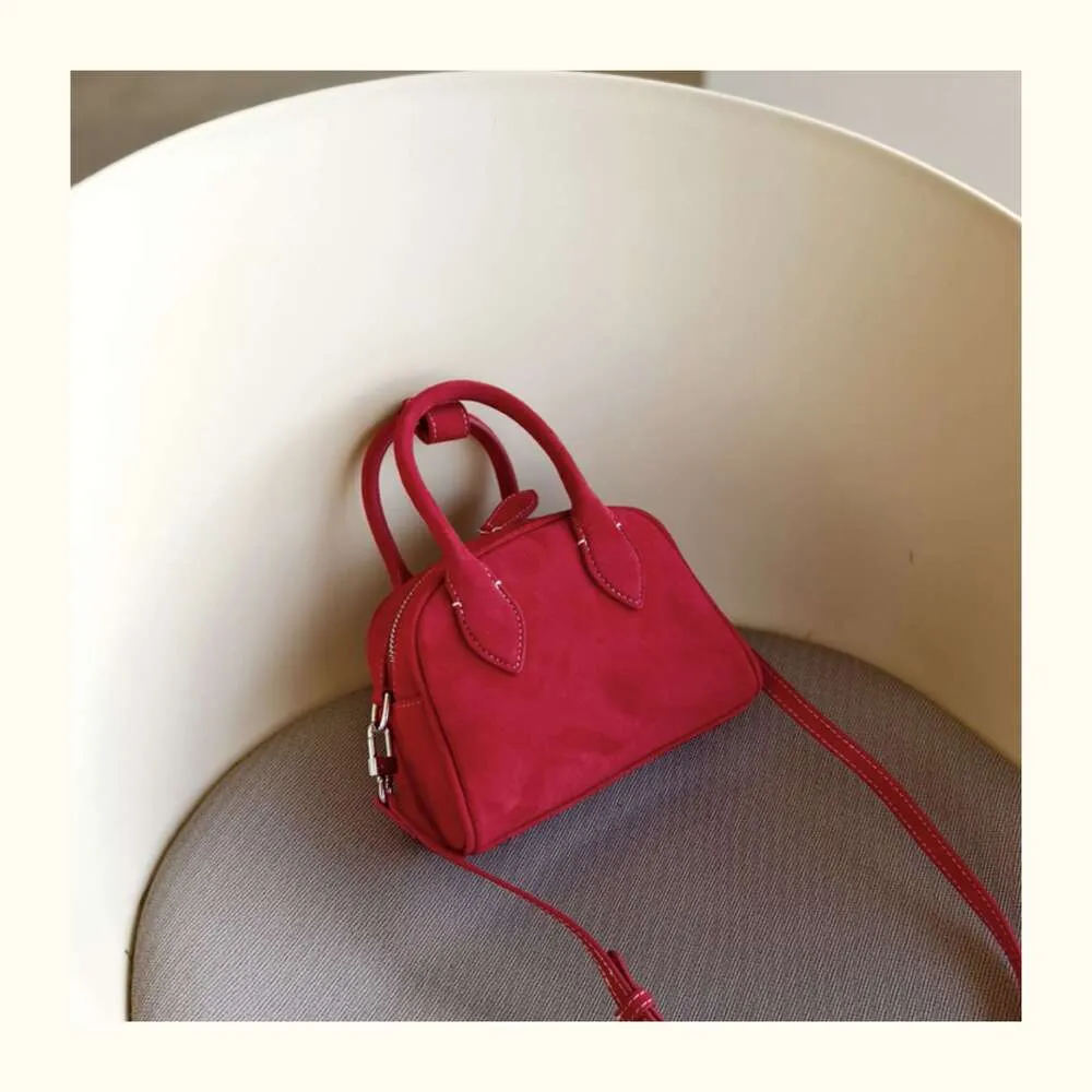 Sac à bandoulière rétro tendance en cuir véritable et daim pour femme_voghion.com