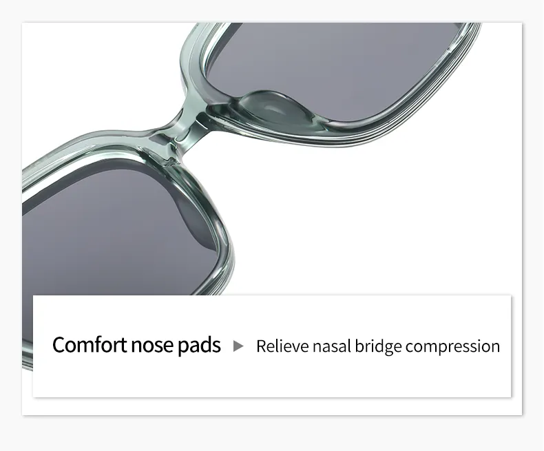 TR Polarized Large Frame Acetate Needle Arms Sunglasses_voghion.com