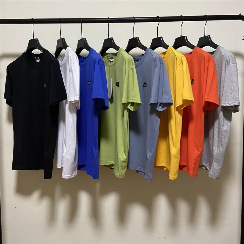 Topkwaliteit Europa Designer Heren T-shirts Dames T-shirts Borduurwerk Katoen Korte Mouw Jonge Studenten Eenvoudige Losse Tops_voghion.com