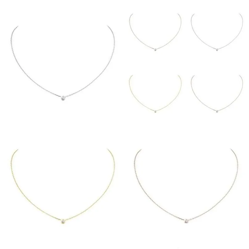Collane con ciondolo Gioielli di design Diamanti Legers Diamante Damour Collana d'amore per donne Ragazze Collier Bijoux Fem D_voghion.com