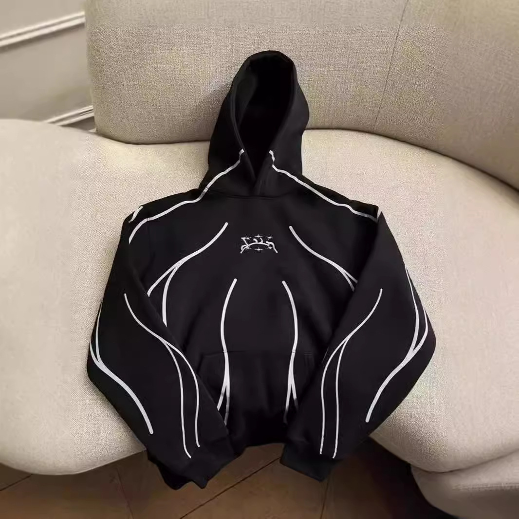 Vêtements pour hommes Nouveau pull à capuche unisexe à la mode de rue Pull ample