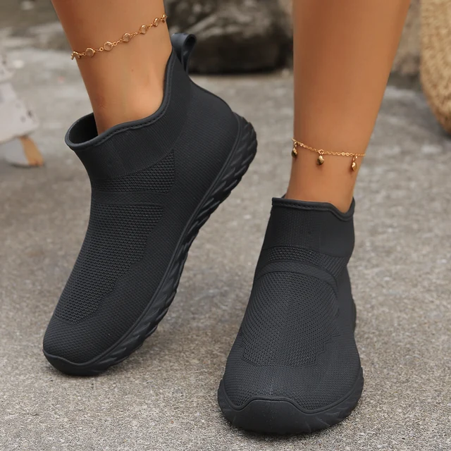 Damen Vier Jahreszeiten Einfarbig PVC Wasser Mode Lässig Flache Niedrige Stiefel Täglich Draußen Zu Tragen Regen Schuhe_voghion.com