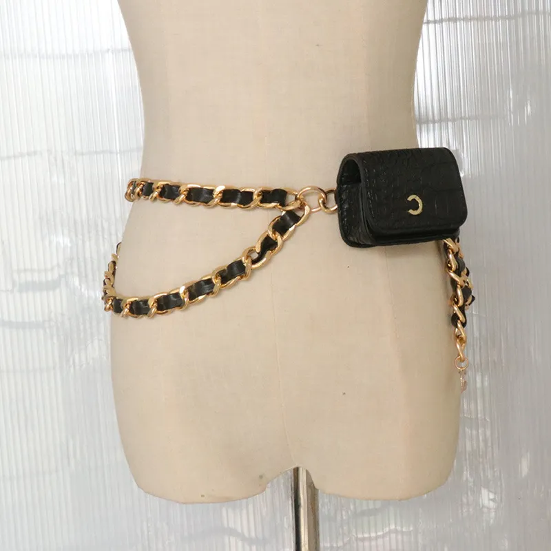 Frauen Goldketten Modedesigner Gürtel Link Taille Kette Frauen Metalllegierung Kleid Zubehör Bund Hüftgürtel_voghion.com