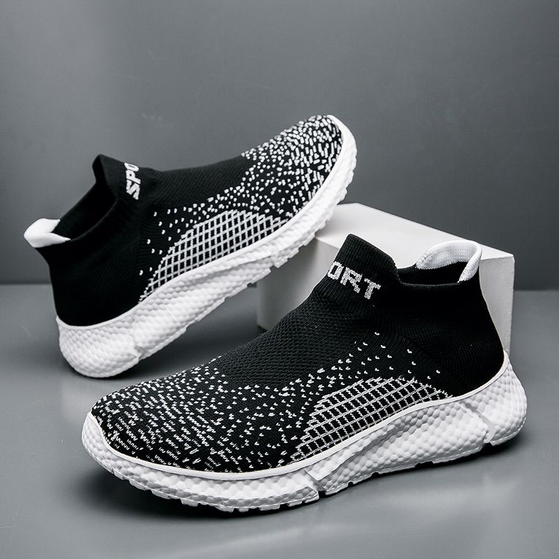 Slip On Men Outdoor Lightweight Men's Loafers Non-slip Soft Male Walking Shoes Breathable Mesh Casual Sneakers 2024_voghion.com