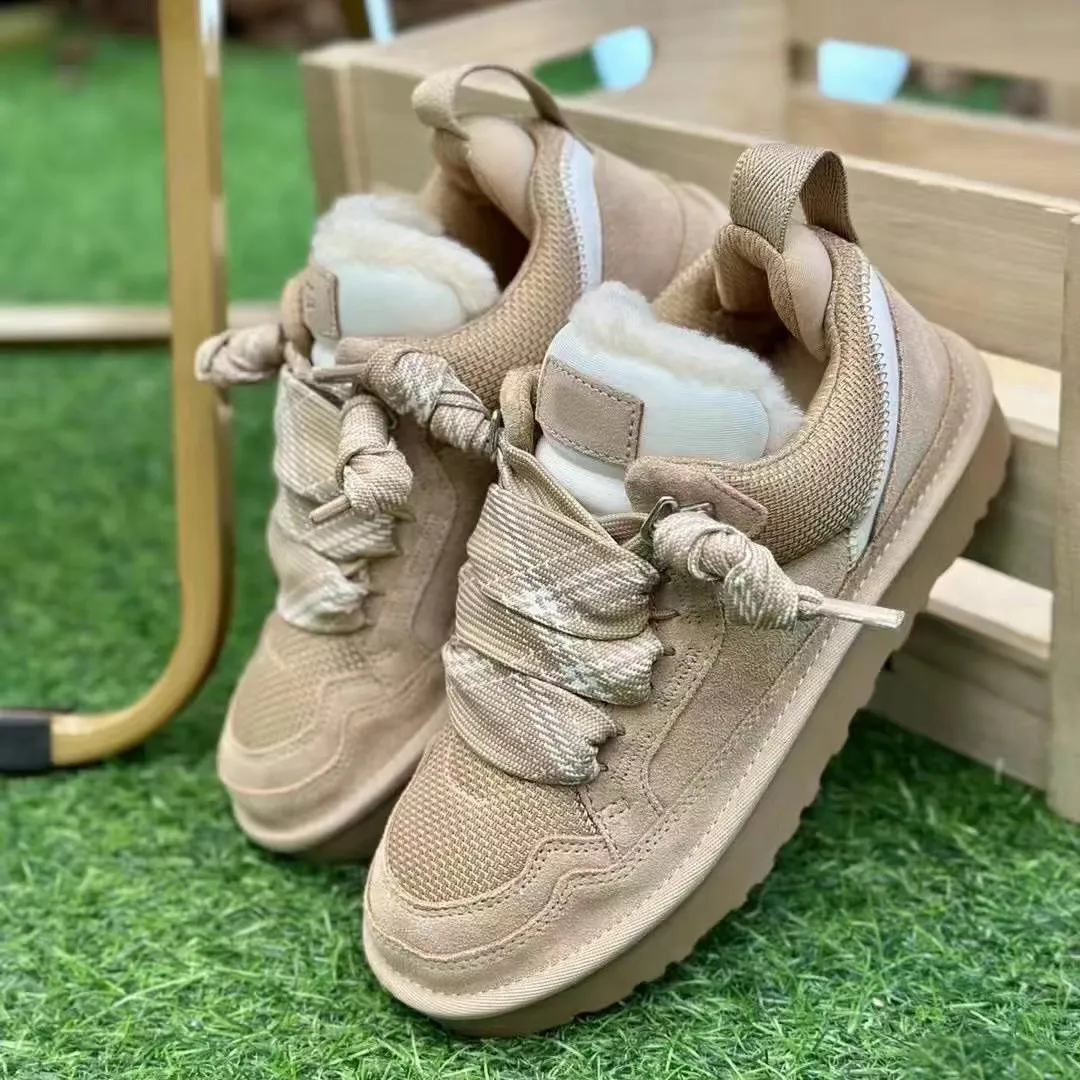 Dizajner Tazz Tasman Lowmel Sand Trainer čizme s platformom Australia čizme za snijeg ženske čizme gležnjače od ovčje kože muške ženske_voghion.com