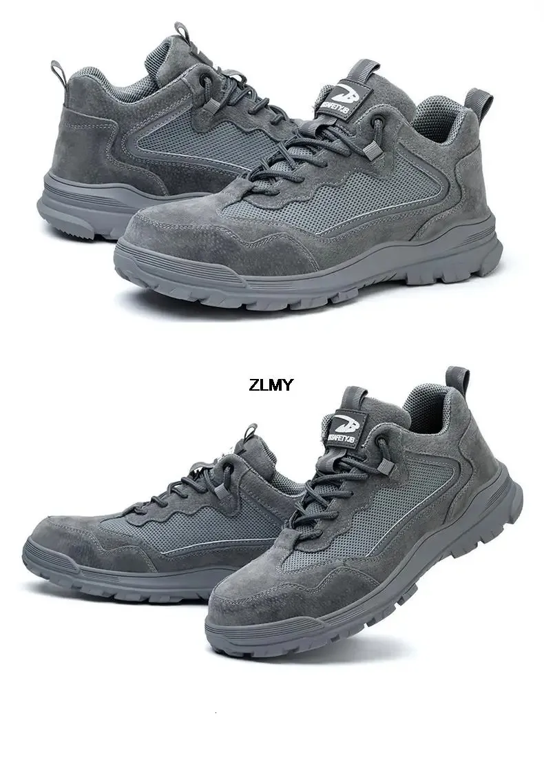 Chaussures de sécurité pour hommes, sans embouts métalliques, embouts en plastique, isolées, 6 kV, réfléchissantes, 250402_voghion.com