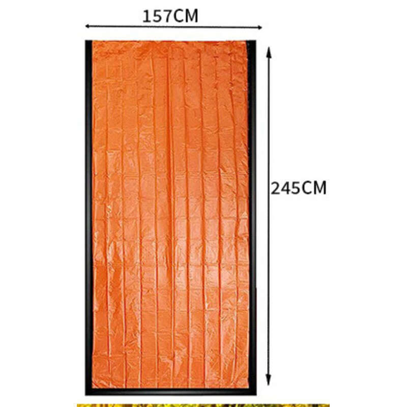 Portable Outdoor Cold And Moisture-proof, Warm Camping, Heat Reflection Bag, Emergency Aluminum Film Triangular Tent For_voghion.com