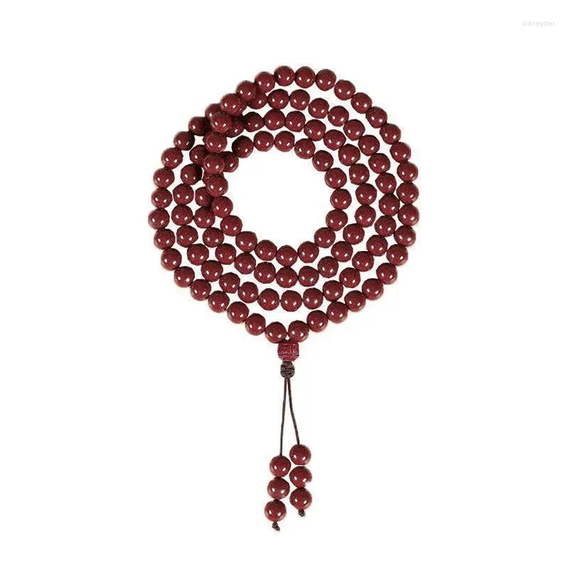 Strang Zinnober 108 Buddha Perlen String Bedeutung schön_voghion.com