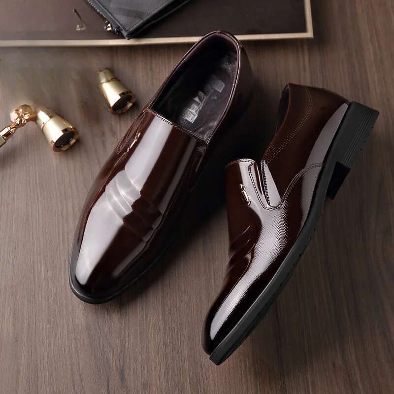 men's Leather Breathable Casual Shoes_voghion.com