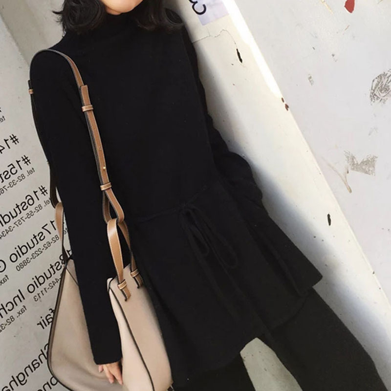 Elegantes Damen Strick Zweiteiler Mit Weitem Bein Und Oberteil_voghion.com