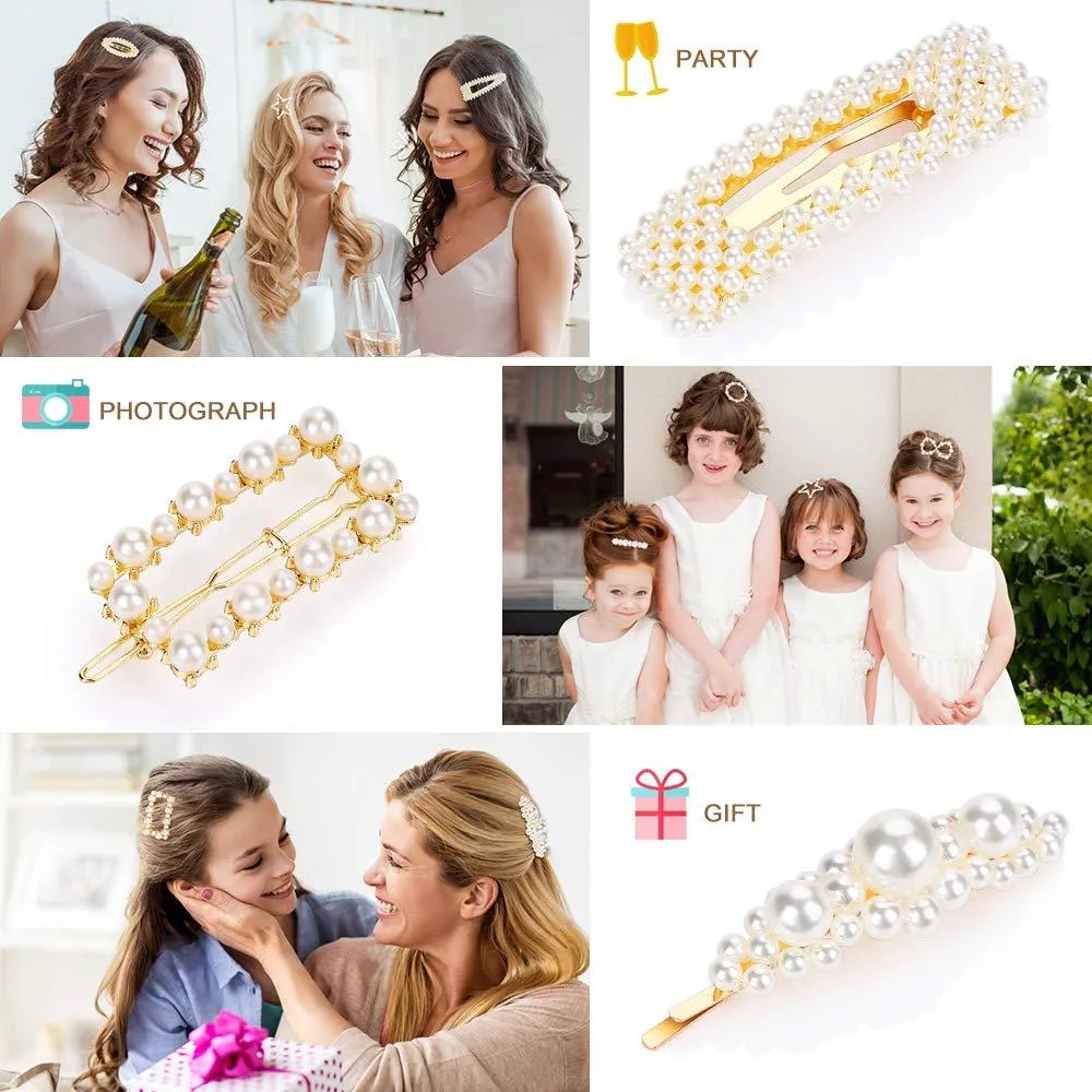 16 pezzi di perle fermaglio elegante forcina fermaglio per capelli design coreano forcine per capelli accessori per capelli donne_voghion.com
