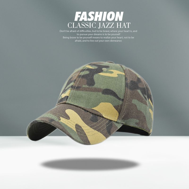 Unisex Camouflage Baseball Cap Breathable Summer Sun Visor Hat_voghion.com