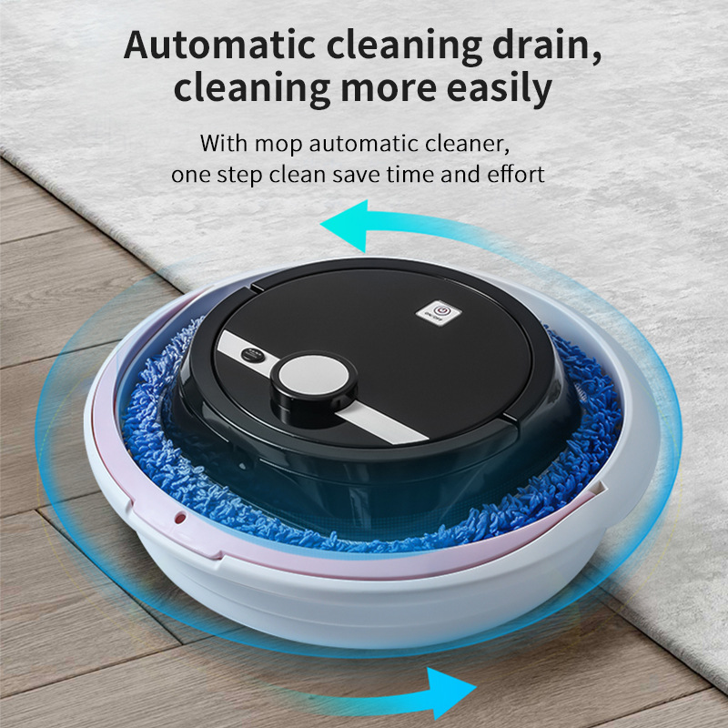 Aspirateur robot, machine de nettoyage automatique, machine de nettoyage humide et sec intelligente pour la maison, robot de balayage, livraison directe_voghion.com