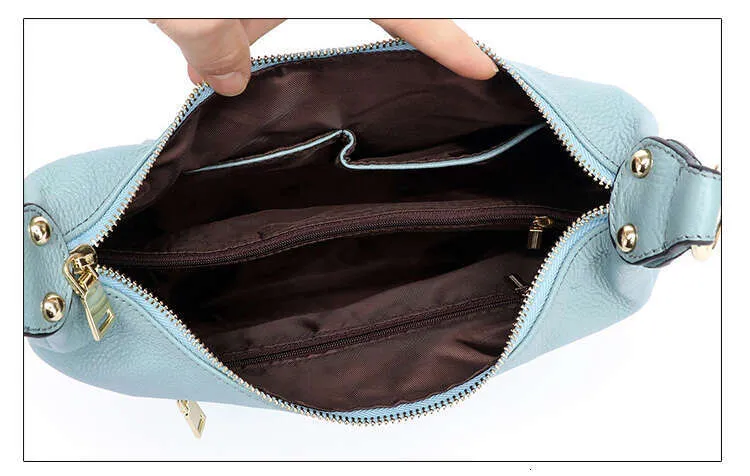 Zency Borsa a mano in vera pelle morbida di alta qualità, grande capacità, da donna, hobo, elegante, classica, a tracolla_voghion.com