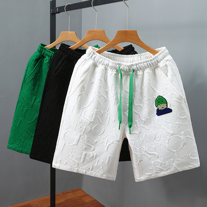 Shorts Herren Waffel Casual Vielseitige Capris, Neuer Trend, Lockere Sommer-Strandhose für Draußen_voghion.com