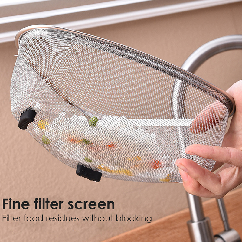 Abtropfkorb für Küchenspüle, Edelstahl, dreieckig, für Lebensmittel, Gemüse, Eier, Filter, Aufbewahrung, Organizer, Küchenregal, Abtropfgestell_voghion.com