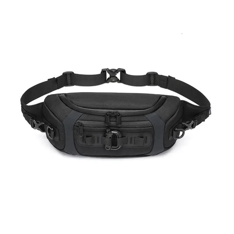 Mode für Männer Taille Outdoor Sports Tactical Fanny Pack Multifunktions wasserdichte männliche Brusttasche Herren Umhängetaschen 241028_voghion.com