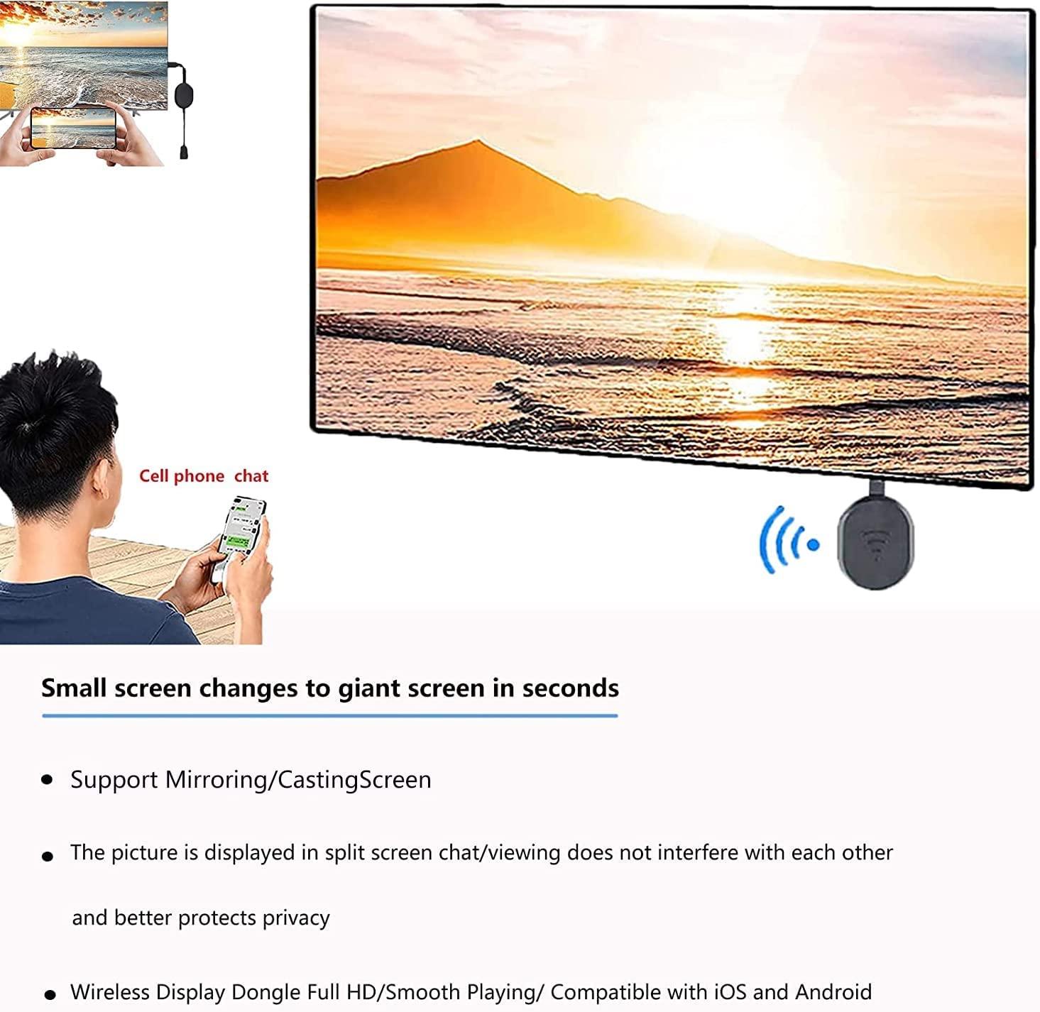Fashion TV Stick HD 4K Wifi Wireless Display Receiver Bildschirm Spiegel Für Android IOS HDMI-Kompatibel Miracast Airplay Anycast_voghion.com