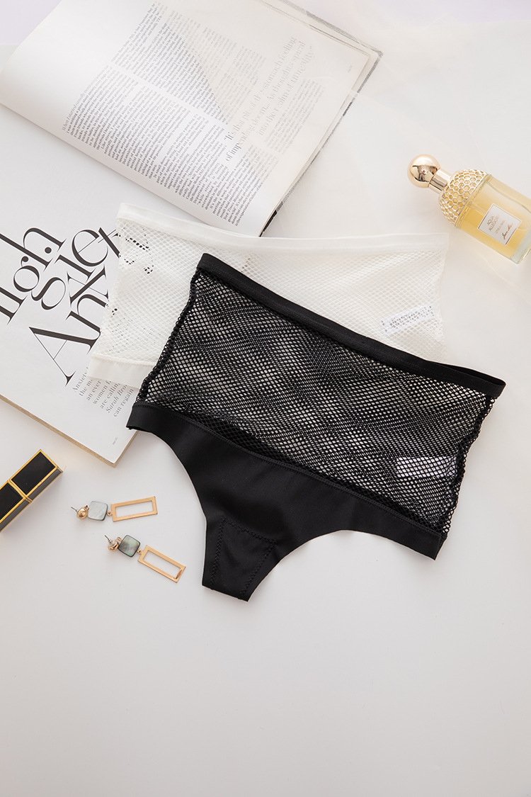 Underwear High waist stretch sexy sports underwear women's thong fitness t pants_voghion.com