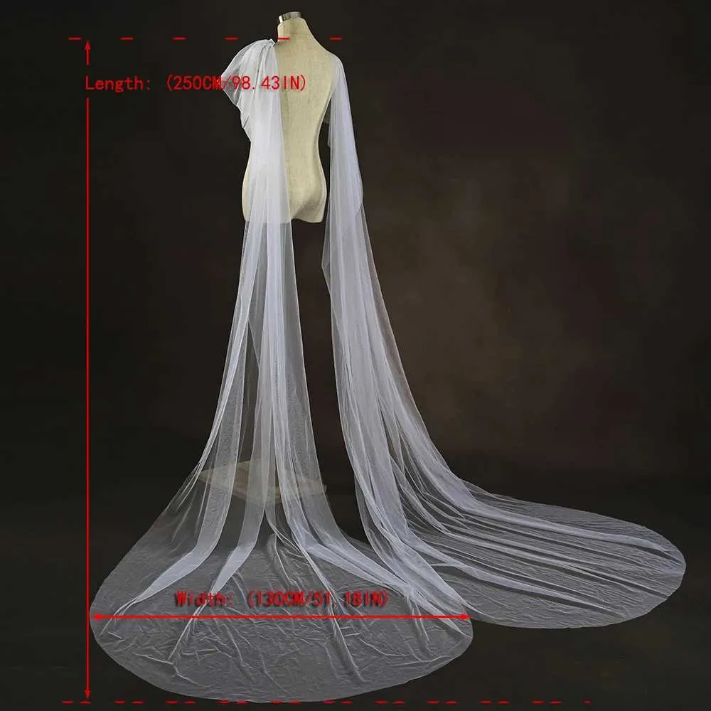 Hair Jewelry Womens Cape 1 Pair Bridal Wings Wedding Veil Removable Sleeve Shoulders Cover Shawl Bride Party Accessories_voghion.com