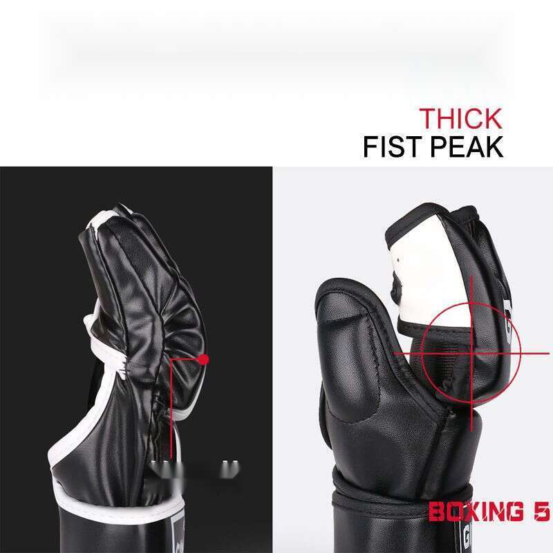 【 7893 People's Collection 】 Boxing Sanda, Professional UFC, Half Finger Gloves, MMA, Muay Thai, Free Combat, Men's And_voghion.com